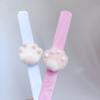 Pulseira Snap Circle de Pelúcia Desenho Animado Infantil Fofa Sanrio para Namorada Animal de Pelúcia Bate-bate Círculo Criativo Japonês e Coreano Presente