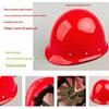 Lin Dun plástico reforçado com fibra de vidro ABS capacete de segurança fábrica de máquinas de construção capacete anti-sensacional cúpula em forma de V logotipo respirável de três costelas