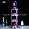 Bar LED frutero luminoso giratorio para club nocturno KTV plato para snacks frutero luminoso ventas directas de fábrica