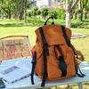 Mochila Flip com Cordão Estilo Roupa de Trabalho 2025 Nova Mochila Leve de Grande Capacidade para Exterior Bolsa de Viagem para Montanhismo Bolsa Escolar