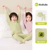 Conjunto de ropa interior infantil de Dudu, conjunto de pijama de dos piezas para niños de otoño, ropa suave de otoño, tops y pantalones cómodos de otoño para niñas