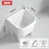 Fregadero de Cerámica para Fregona de Balcón, Cubeta para Fregona de Piso, Fregadero de Pie para Fregona Doméstica de Baño