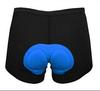 Roupa íntima com Almofada de Silicone Espessa Absorvente de Choque, Shorts de Ciclismo de Estrada Respiráveis para Homens e Mulheres
