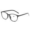 Gafas de lectura de moda de montura grande anti-luz azul a prueba de radiación gafas de uña de arroz de montura redonda para mujer rojo neto coreano ultraligero lote