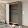 Arara de Roupas de Chão Guarda-Roupa Aberto para Quarto Prateleira de Metal Aço para Hall de Entrada Prateleira de Armazenamento de Roupas para Pendurar Montagem