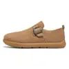Cross-Border Large Size 47 Men's New Spring and Summer Casual Shoes, Men's Retro Round-Toe Slip-On Lazy Birkenstock Shoes