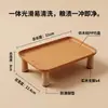 Soporte elevado para cuenco de gato, soporte elevado para cuenco de perro, bandeja antideslizante de PP, área de alimentación de comida y agua, área de comedor para mascotas ordenada y organizada, fácil de limpiar