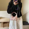 Bolso Cruzado Plegado de Moda Primavera y Verano para Mujer 2026 Nuevo Estilo Versátil Bolso Nube Bolso de Albóndiga Dulce de Nicho