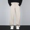 Pantalones de pierna ancha adelgazantes, adecuados para el trabajo y uso casual, diseño de pierna recta, nueva colección de otoño, elegantes y de corte holgado, pantalones de pierna ancha para hombre resistentes a las arrugas