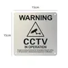 Señales Metálicas de Aluminio Transfronterizas, Señales Serigrafiadas, Señales de Advertencia de Monitoreo, Señales de Advertencia de Máquinas, Personalizables con Logo