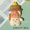Acessórios pequenos de resina para DIY de desenho animado, em formato de estrela, para meninos, cola de cor creme, presilhas de cabelo, capas de celular, chaveiros para sapatos, chaveiros