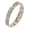 Fábrica directa de materiales ecológicos de moda rápida transfronteriza Yingqi pulsera de salud de moda magnética ajustable de una sola fila pulsera