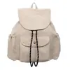 Mochila Cubo Estilo Coreano para Mujer 2026 Nueva Moda Versátil Mochila con Cierre Estilo Harajuku Gran Capacidad Estudiante Bolso Escolar