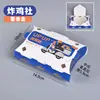 Caja de embalaje para pollo frito sin dobleces, Caja de embalaje para llevar a prueba de aceite para nuggets de pollo y papas fritas estilo coreano, Caja de alimentos de cartón blanco comercial, Hecho a medida