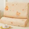 Fundas de almohada de látex de terciopelo de leche, un par de fundas de almohada de franela color coral para niños 40X60 Fundas protectoras para almohadas viscoelásticas