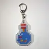 Conjunto Completo de Acessórios de Mochila de Espada Pingente Mc Chaveiro Pingente de Totem de Diamante Salva-Vidas Corrente de Pingente Mercadoria de Minecraft Xiao Hongyao