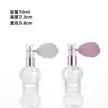 Botella de Perfume Retro Airbag, Botella de Vidrio Portátil con Atomizador, Botella de Relleno de Perfume Cosmético, Botella Vacía de Regalo de Belleza