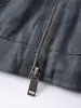 Chaqueta de Lino Puro de Alta Gama para Hombre, Estilo Old Money Otoñal, Chaqueta Sencilla con Solapa para el Día a Día, Cárdigan Casual con Cremallera
