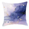 Funda de almohada de mármol morado de ensueño transfronteriza, funda de almohada de cintura para sofá, decoración de dormitorio y oficina en casa