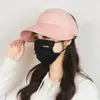 Sombrero de pescador con parasol para mujer, versión mejorada, con mascarilla colgante, para primavera y verano.