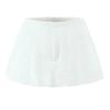 1600-25 Primavera Nuevo Francés Hebilla Sencilla Cintura Baja Slim Casual Falda Linterna Capullo de Flor Falda Antivuelco para Mujer