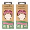 Saco de lixo para animais de estimação japonês e coreano transfronteiriço Coupang Saco biodegradável para cocô de cachorro Saco compostável para cocô de animal de estimação personalizado
