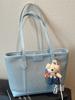 Bolso de Viajero de Gran Capacidad para Mujer 2025 Verano Nueva Moda Bolso de Hombro Simple Bolso Tote de Estilo Coreano de Aspecto Elegante