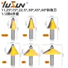 Yusheng 11.25,15,22.5,30,45,60 fresa biseladora de seis piezas para carpintería, fresadora, empalme de borde biselado multiángulo