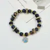 Pulsera de Cerámica Jingdezhen Nueva Pulsera de Cerámica China Joyería Estudiante Estilo Tíbet Cuerda Trenzada a Mano Puesto Regalo para Estudiante