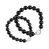 Pulsera Badu Plata 925 Obsidiana Azul Luz de Luna para Mujer y Hombre Regalo Conmemorativo para Pareja Pulsera Simple Personalizada Joyería