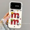 Funda de teléfono aplicable para xiaomi18pro18promax de dibujos animados con pulsera para mujer, colorida, con granos de chocolate