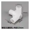 Conectores de Prateleira de Plástico Conectores de Três Vias Quatro Vias para Guarda-Roupa Sapateira Conectores de Estrutura de Prateleira 12 16 19mm