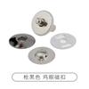 Artigos de couro DIY 17mm fivela de ar ilhós fivela magnética fivela de carteira redonda fivela oculta de caderno