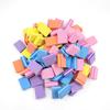 Mini Esponja Cuadrada Mini Bloque Frotador Mini Bloque de Tofu Pequeño Tira Frotadora Pulidora de Uñas Lima de Uñas para Dar Forma