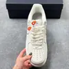 Zapatos Putian AIR FORCE 1, unisex de corte bajo, zapatillas blancas de suela gruesa, zapatillas deportivas casuales Air Force 1 de corte bajo