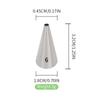 Boquilla para pétalos de rosa estilo coreano boquilla de acero inoxidable 304 para manga pastelera boquilla para crema para pastel de frijol para galletas 6 dientes 8 dientes 9 dientes