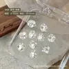 Pedras de Strass para Unhas K9 Ovo de Pombo, Celebridade da Internet Super Brilhantes Esmeralda Oval Grandes Pedras de Strass Sem Base, Bolas de Strass para Nail Art Prontas