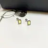 Pendientes Cuadrados de Zirconio Acero de Titanio Pendientes con Bola Pendientes de Acero de Titanio para Mujer Serie Brillantes Buling Buling