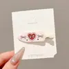 Pinza para el pelo de lunares de dopamina para mujer, Pinza lateral dulce y versátil, Pinza Bb linda, Pinzas de colores para flequillo y cabello, Pasador de moda