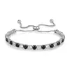 Conjunto de Pulseiras Coloridas Europeias e Americanas de Zircônia Flash Cristal Intercolor Pulseira Dourada Branca Pulseira Tennis Feminina Pulseira