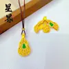 Tienda de Oro Mismo Estilo Accesorios DIY Chapados en Oro, Colgante de Calabaza Calada Abrible, Collar de Buda Dainichi, Cadena para Suéter Venta al por Mayor