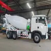 Exportação Robusta Howo Tx Euro 3 Euro 5 Caminhão Misturador de Concreto de 8-12 Metros Cúbicos Caminhão Tanque de Mistura de Cimento de 10m³