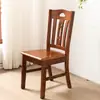 Silla de madera maciza silla de comedor silla con respaldo sin instalación taburete de madera maciza pura hogar simple restaurante mesa de comedor china silla