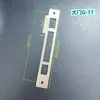 Placa guía de puerta antirrobo tira de borde de acero inoxidable placa de pestillo pestillo de cierre carcasa de plástico cerradura doméstica cuerpo de cerradura accesorios para marco de puerta
