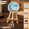 Marcador de página de cheongsam de perlas de brocado Song estilo chino tradicional, kit de manualidades DIY para niños, adecuado para talleres creativos, actividades de team-building y como recuerdo