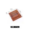 Decorações de Prato de Sashimi Japonês Pequeno Prato de Bambu para Bife Frutos do Mar Postura Decoração Churrasco Japonês Sushi Decoração Ornamentos