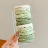Goma para el pelo de alambre de teléfono con lunares de uva y coco, estilo coreano, alta calidad, fresca y versátil para el verano, cuerda para el pelo diaria, diadema, venta al por mayor