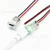 Conector Hembra Tipo C con Tuerca de Tornillo para Asegurar Cable de 2P 24 AWG, Fuente de Alimentación Exterior de 150 mm Dispositivo de Mano Puerto de Carga Impermeable