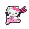Peça Única de 83 Desenho Animado Hello Kitty Sapato de Tamanco Macio em PVC Fivela de Sapato Flor Acessório DIY Transfronteiriço Presente