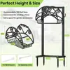Soporte de Manguera de Jardín Mejorado, Estante de Almacenamiento de Manguera Independiente para Exteriores, Puede Albergar 160 Pies de Manguera